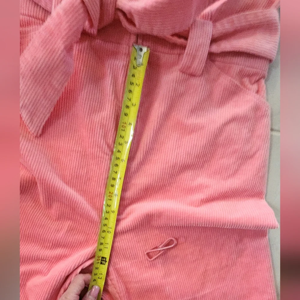 Los Angeles Atelier & Other Stories Coral Corduroy Jumpsuit Size 8 - Picture 8 of 15